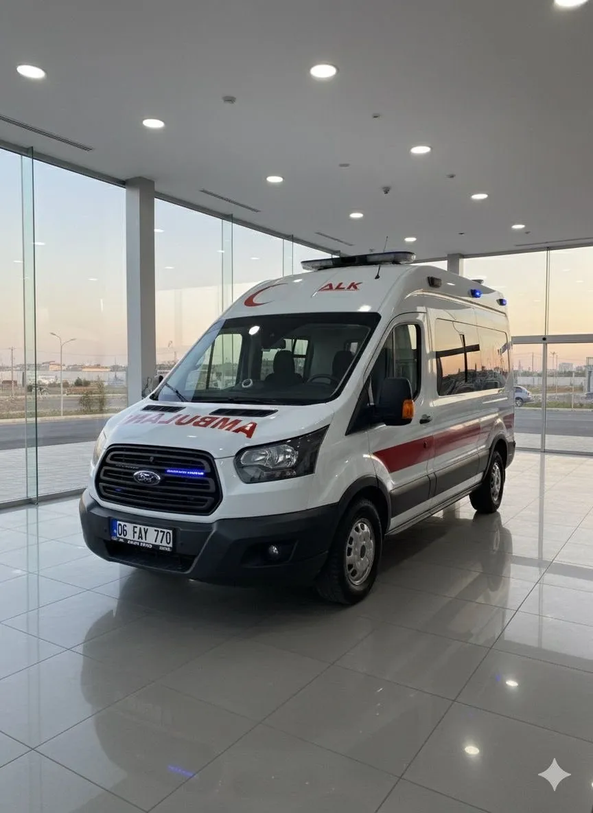 SATILIK AMBULANS FORD TRANSİT 410L ACİL YARDIM - Dış Görünüm