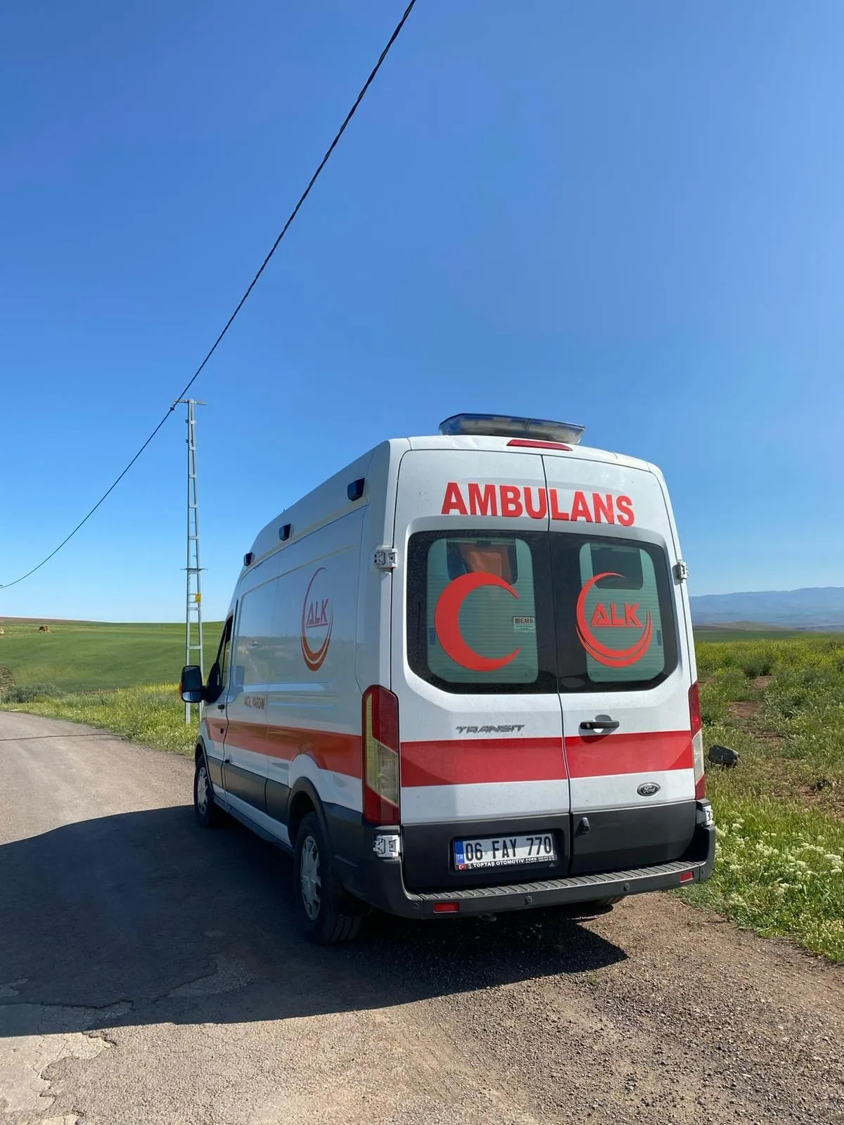 2017 Model Ford Transit 410L İkinci El Acil Yardım Ambulansı - Görsel 1