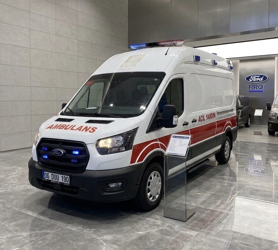 Satılık SATILIK AMBULANS FORD TRANSİT 410L ACİL YARDIM - İkinci El Ambulans